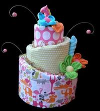 topsy turvy diaper cake